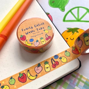 Cute fruits washi tape