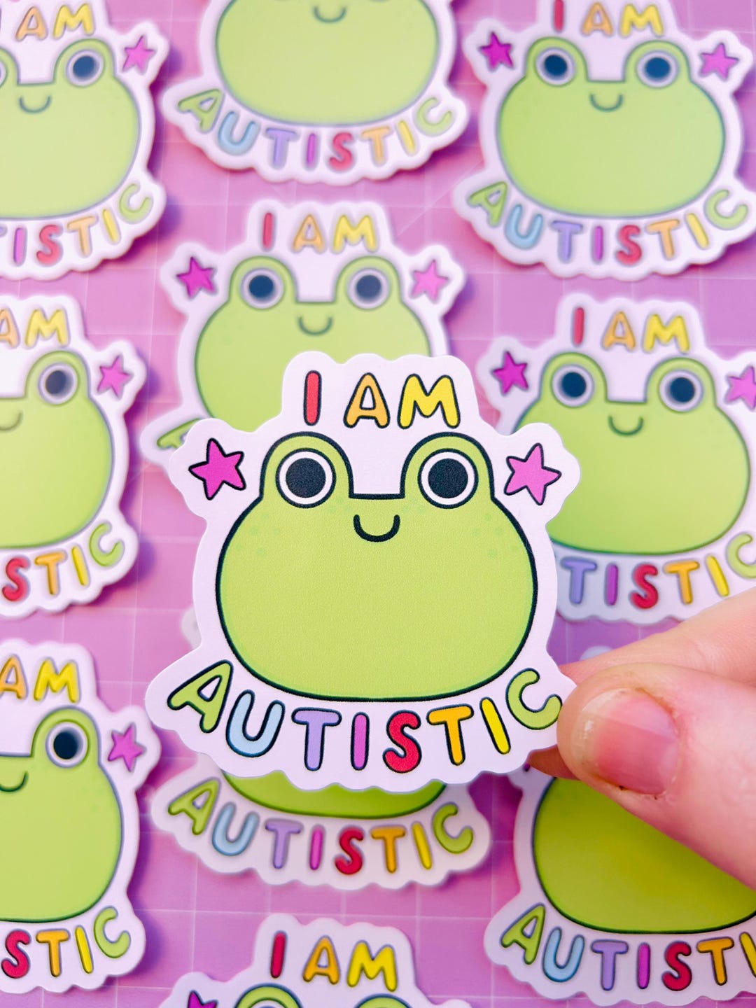 I Am Autistic Vinyl Sticker - Journal - Planner - Scrapbook ...