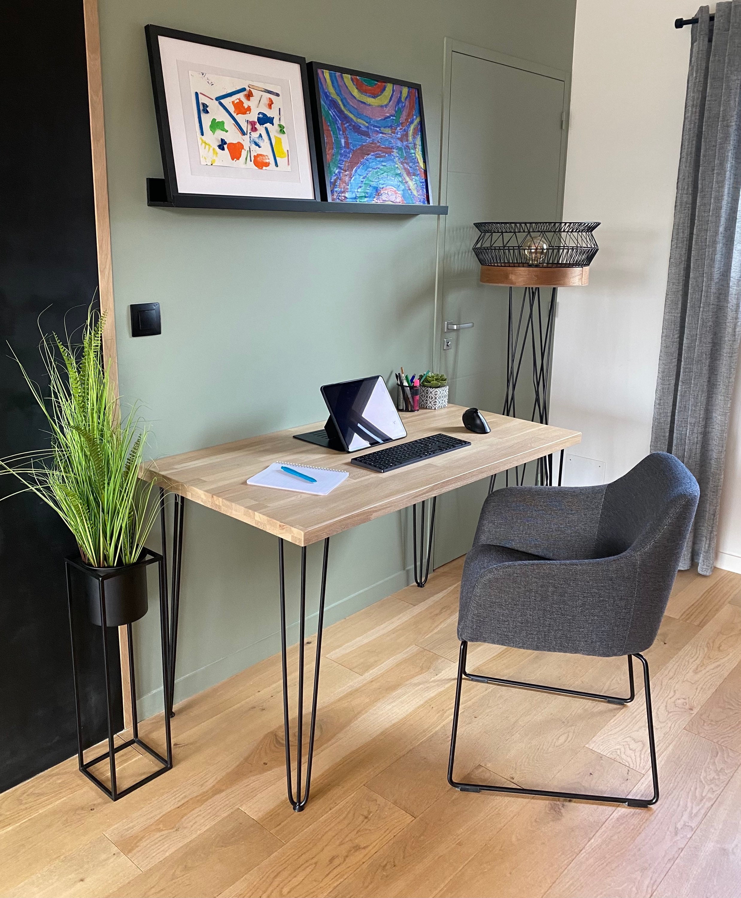 Bureau En Chene massif