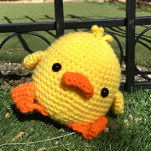 Ente und Huhn Amigurumi, Ducky Froggy Amigurumi, Ente und Huhn Plüschtier, Ente und Huhn Spielzeug
