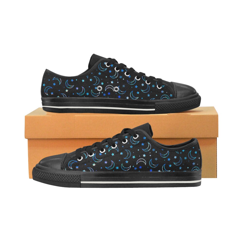 Image of Moons & Stars, Classic Low Canvas Shoes