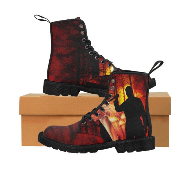Halloween Michael Myers Military boots. Etsy