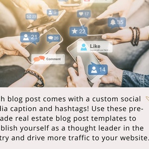 May include: A group of people are using their phones to interact with social media. The phones have icons and numbers representing likes, comments, and shares. The text on the screen reads "Like" and "Comment".