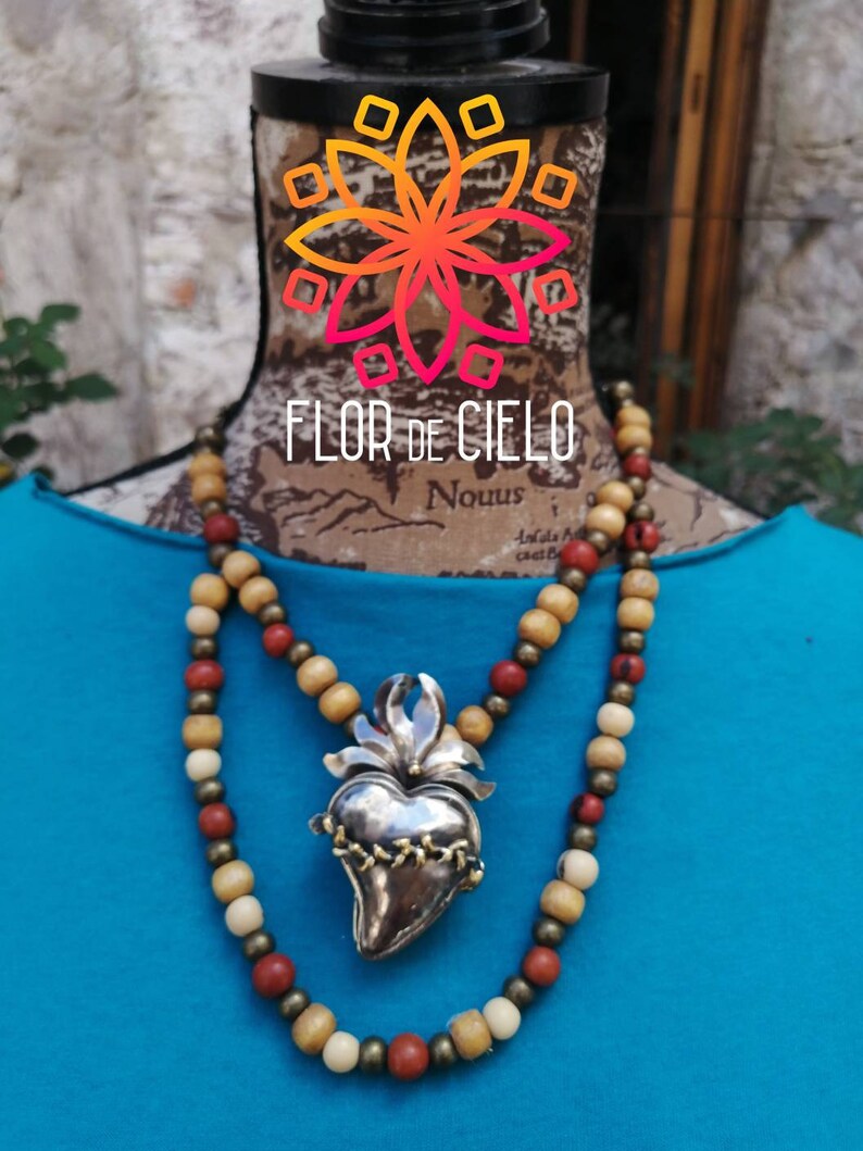 Heart necklace Heart hair guard necklace