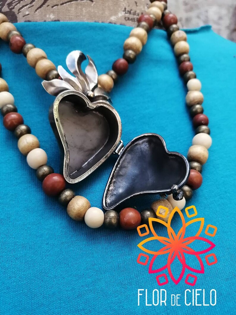 Heart necklace Heart hair guard necklace