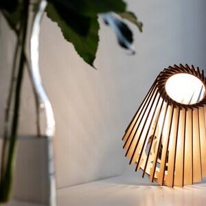 Wood Table Lamp