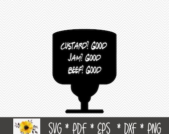 Friends Trifle SVG | Thanksgiving SVG | Silhouette Cut File | Cricut Cut File | .svg | .dxf | .png | .eps | .pdf