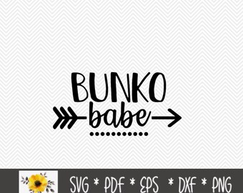 Bunko Babe SVG | Funny SVG | Silhouette Cut File | Cricut Cut File | .svg | .dxf | .png | .eps | .pdf
