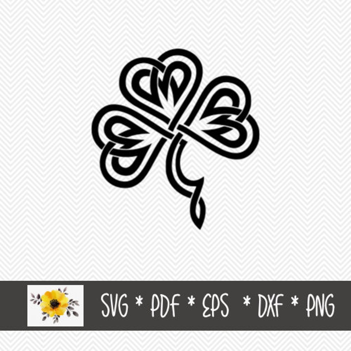 Shamrock Svg Silhouette Cut File Cricut Cut File Svg Etsy México