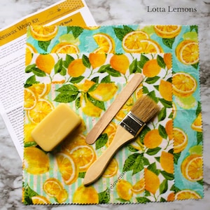 Eco-Friendly Beeswax Wrap Kit - Create Your Own Sustainable Wraps, Reduce Waste