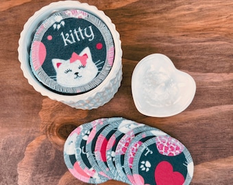 Discos de algodón reutilizables: desmaquillante ecológico de franela