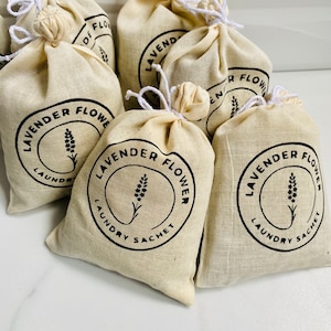 Lavender Dryer Bags - Set of 2 - Freshen Laundry Naturally - Eco-Friendly Scented Sachets - Zero Waste Home - Sustainable Products