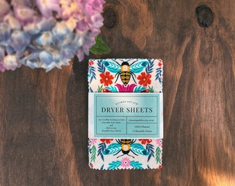 Cotton Flannel Reusable Dryer Sheets: Eco-Friendly Laundry, Zero Waste