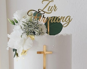 Firmung Caketopper mit Kreuz