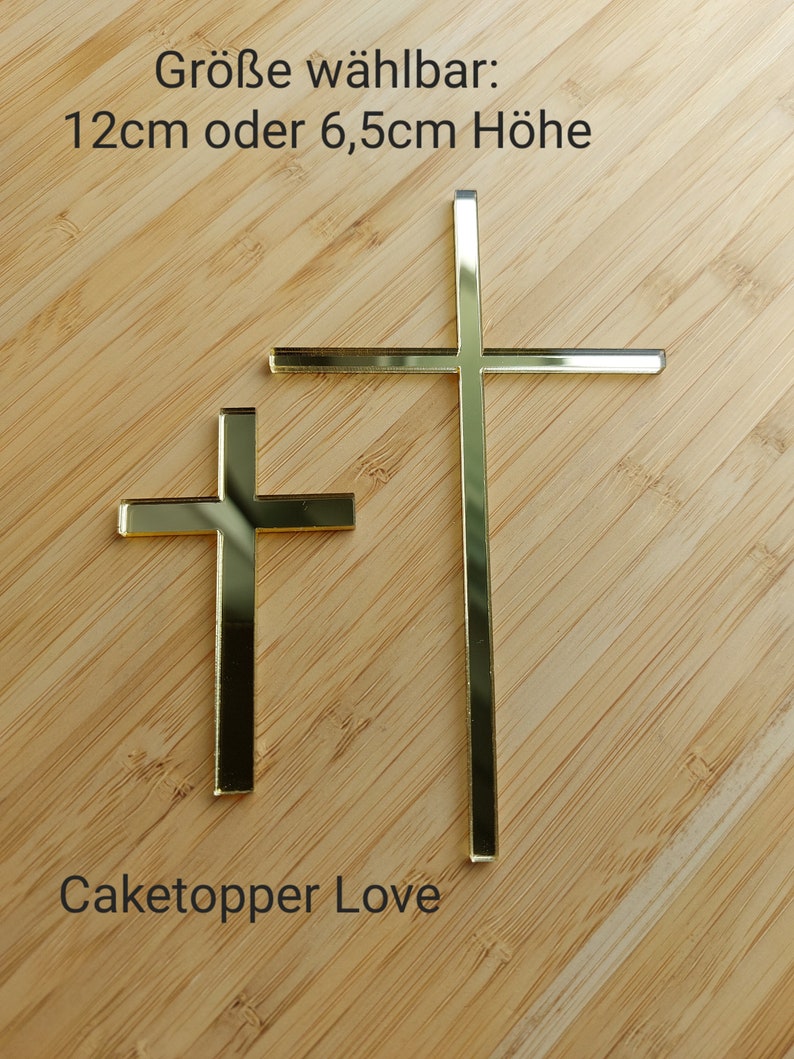 Firmung Caketopper mit Kreuz Bild 2