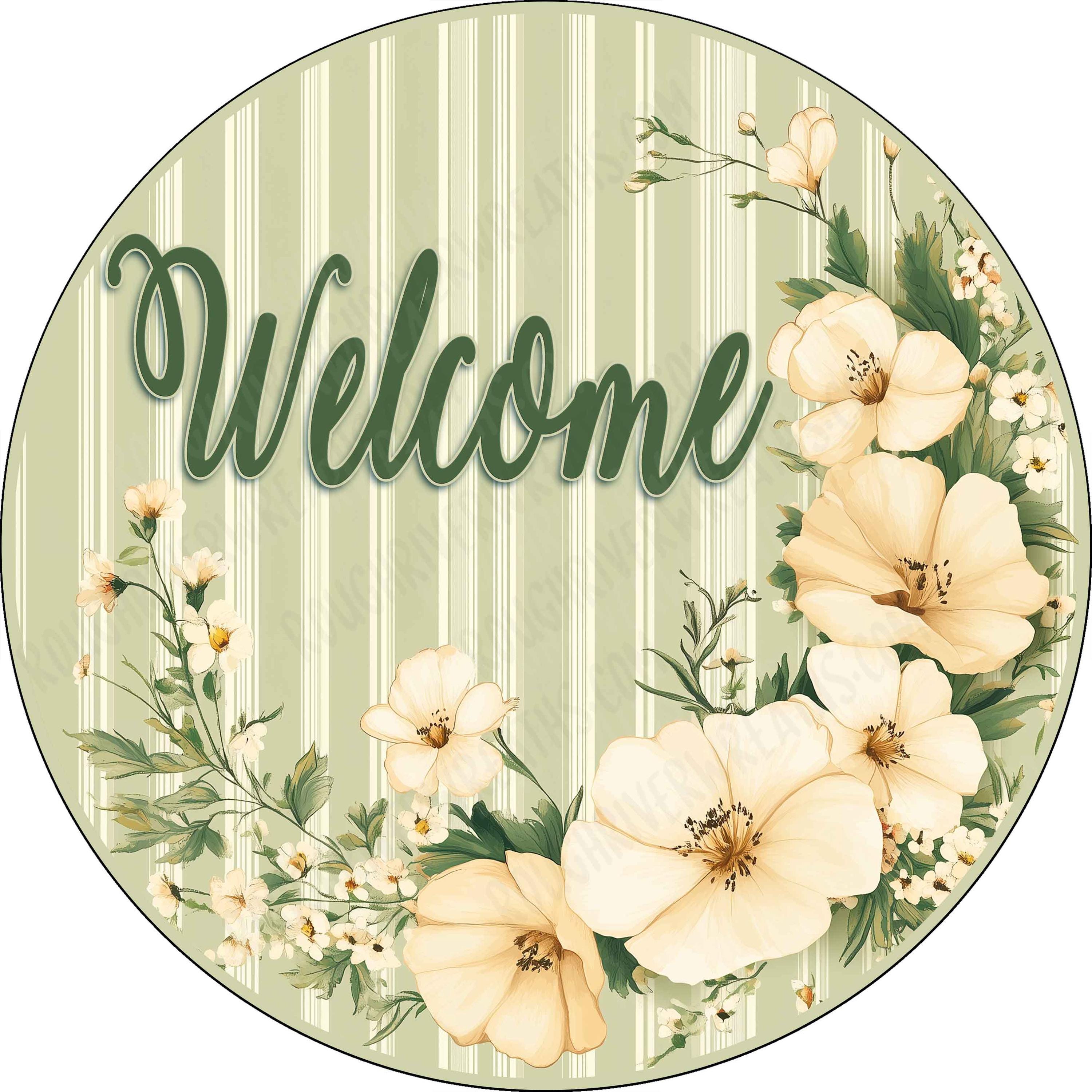 Floral Welcome Wreath Sign, Home Sweet Home Wreath Sign, Olive and ...