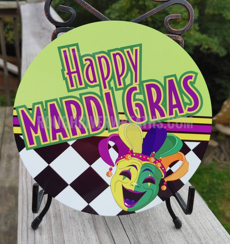 mardi gras wreath for sale