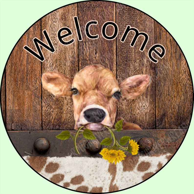Cow Sign Sign With Cow Cowprint Sign Farmhouse Sign Black - Etsy