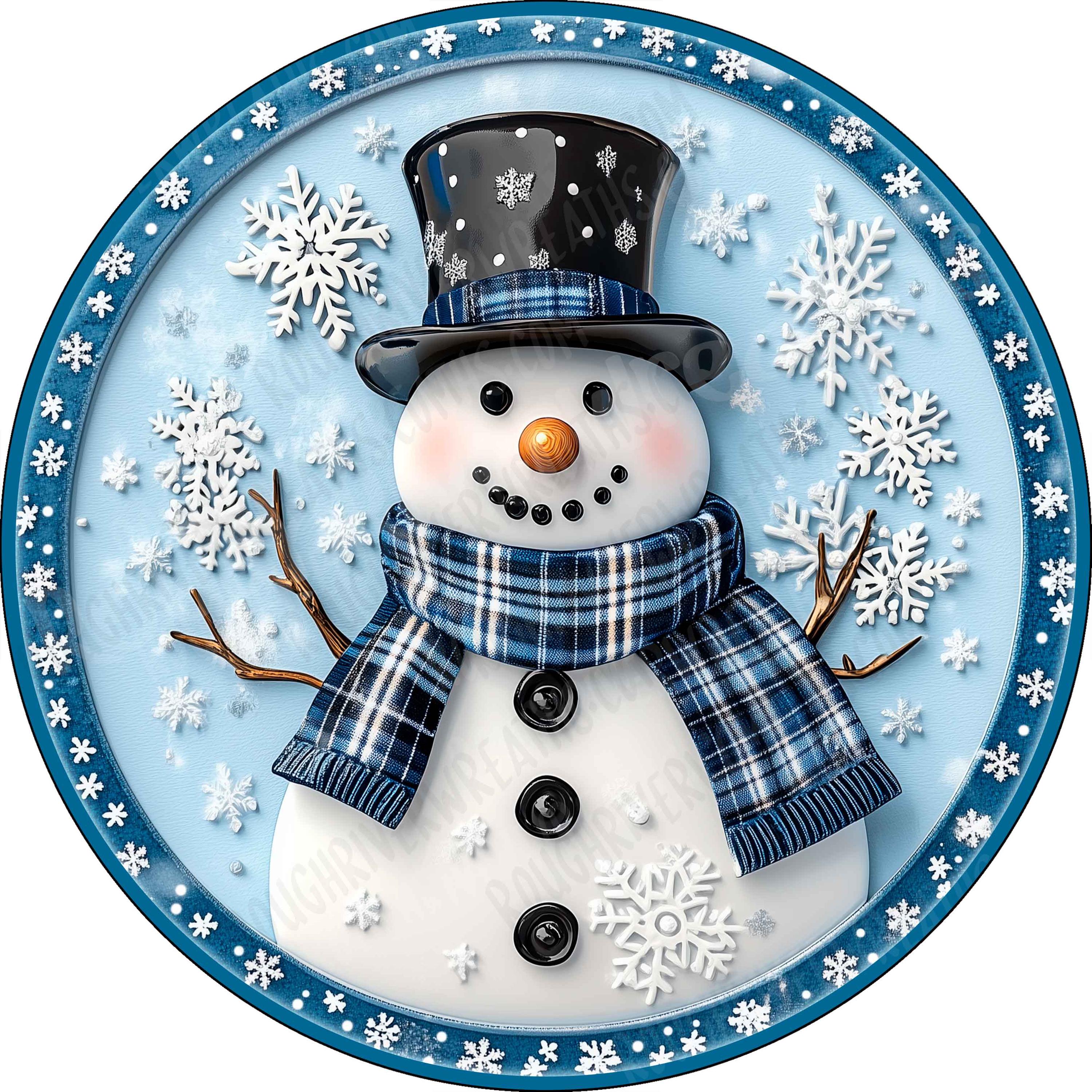 Snowman Plate - Etsy