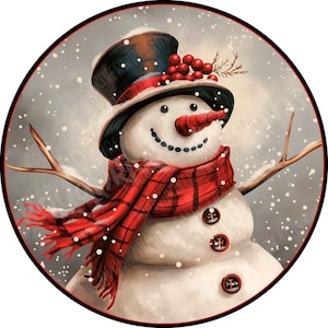Snowman Welcome Wreath Sign, Snowman, Christmas Snowman Wreath Sign, Christmas Accent Sign, Snowman Decoration, Winter Wreath Sign