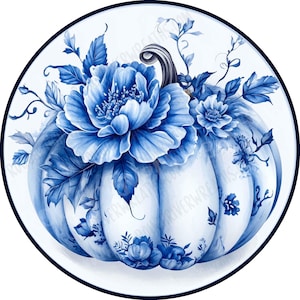 Letrero de corona de calabaza estilo chinoiserie, letrero de otoño, letrero de corona de calabaza, letrero de aluminio para hacer coronas, letrero de corona de Acción de Gracias, letrero de otoño
