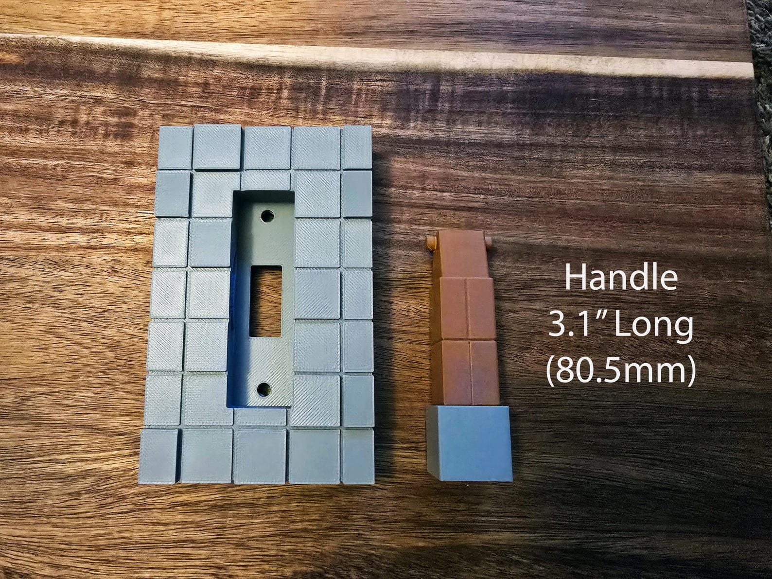 Pixel Block Light Switch Cover: 3D Printed Gaming Decor - Etsy