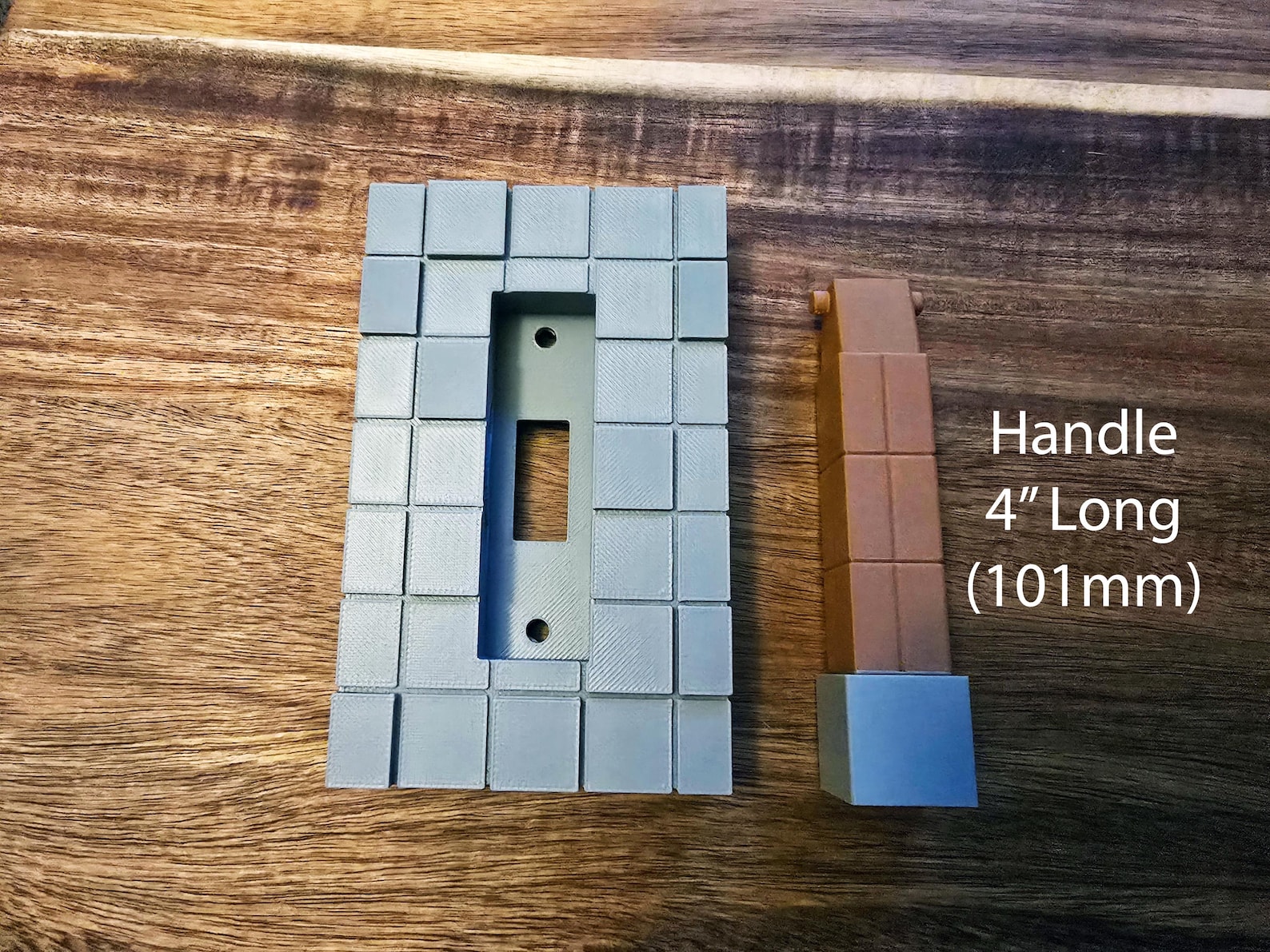 Pixel Block Light Switch Cover: 3D Printed Gaming Decor - Etsy
