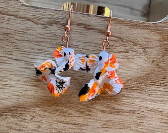 Pendientes de pez koi