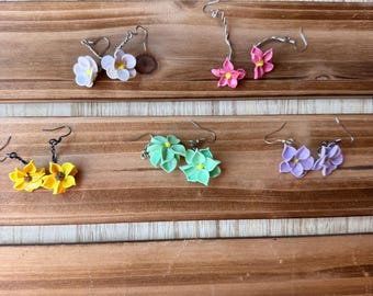 Leichte Blumen Ohrringe
