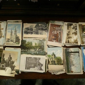 Lot of 50 + USA Vintage Postcards ,1900s-1960s ,Holiday , Divided Backs , Linens ,White Borders, Chromes