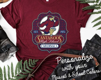 Cute Customizable School Mascot Shirt