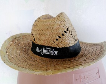 El Jimador Tequila Straw Hat Vintage 