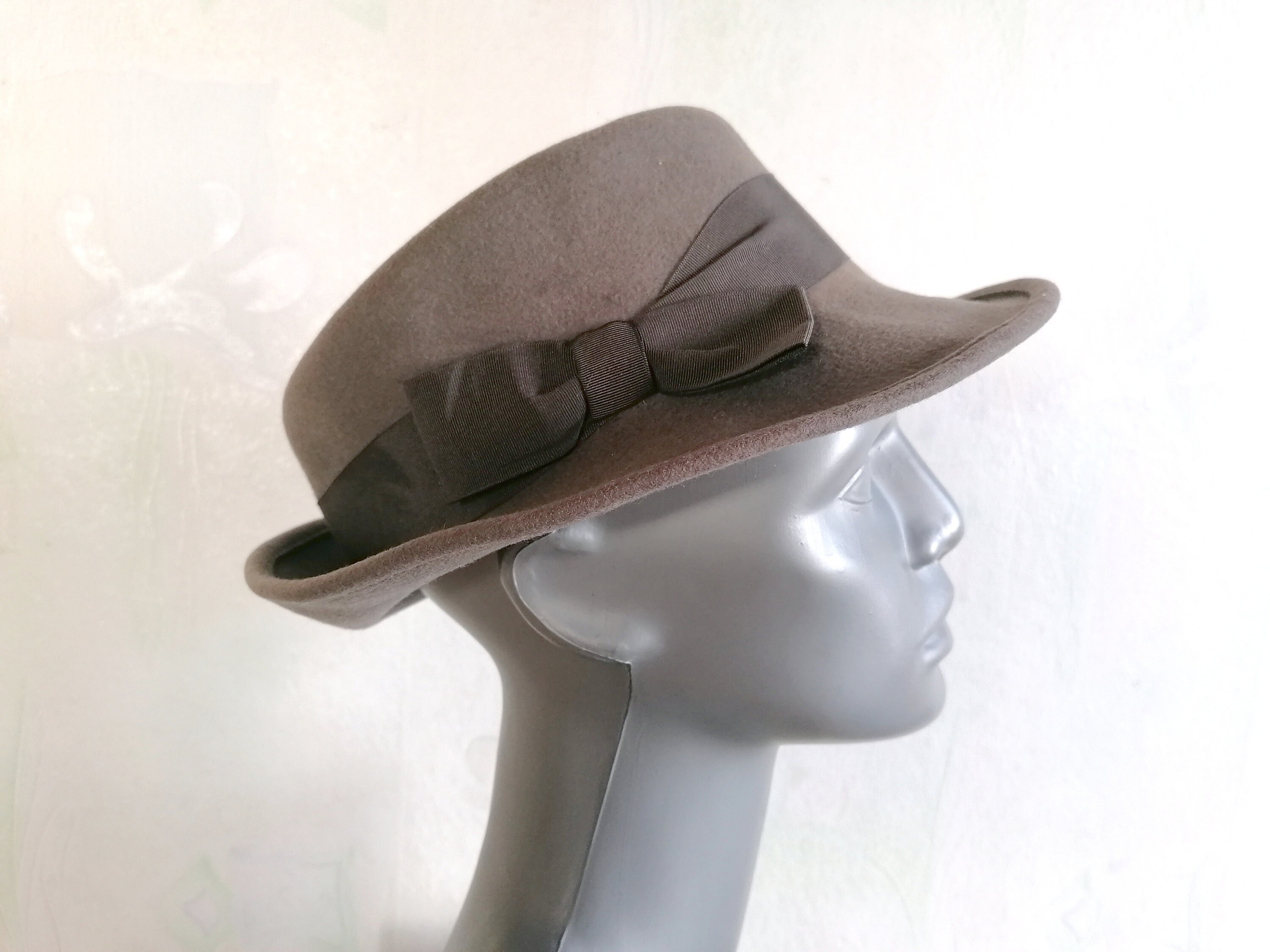 Fedora Hat Ash Gray Wool 