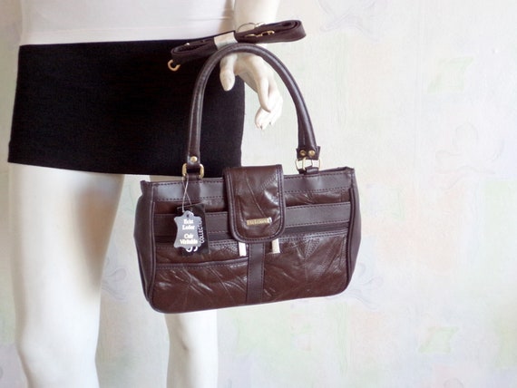 patchwork leather bag