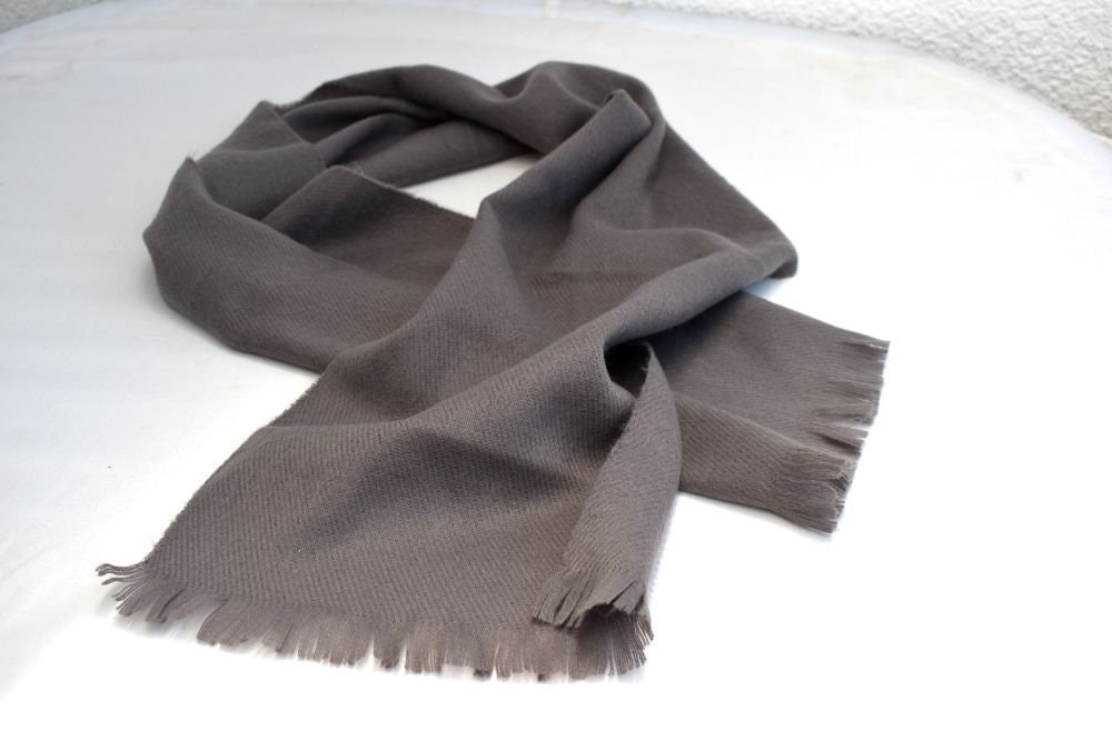 Vintage Gris Cachemira Estilo Bufanda Unisex - Etsy México