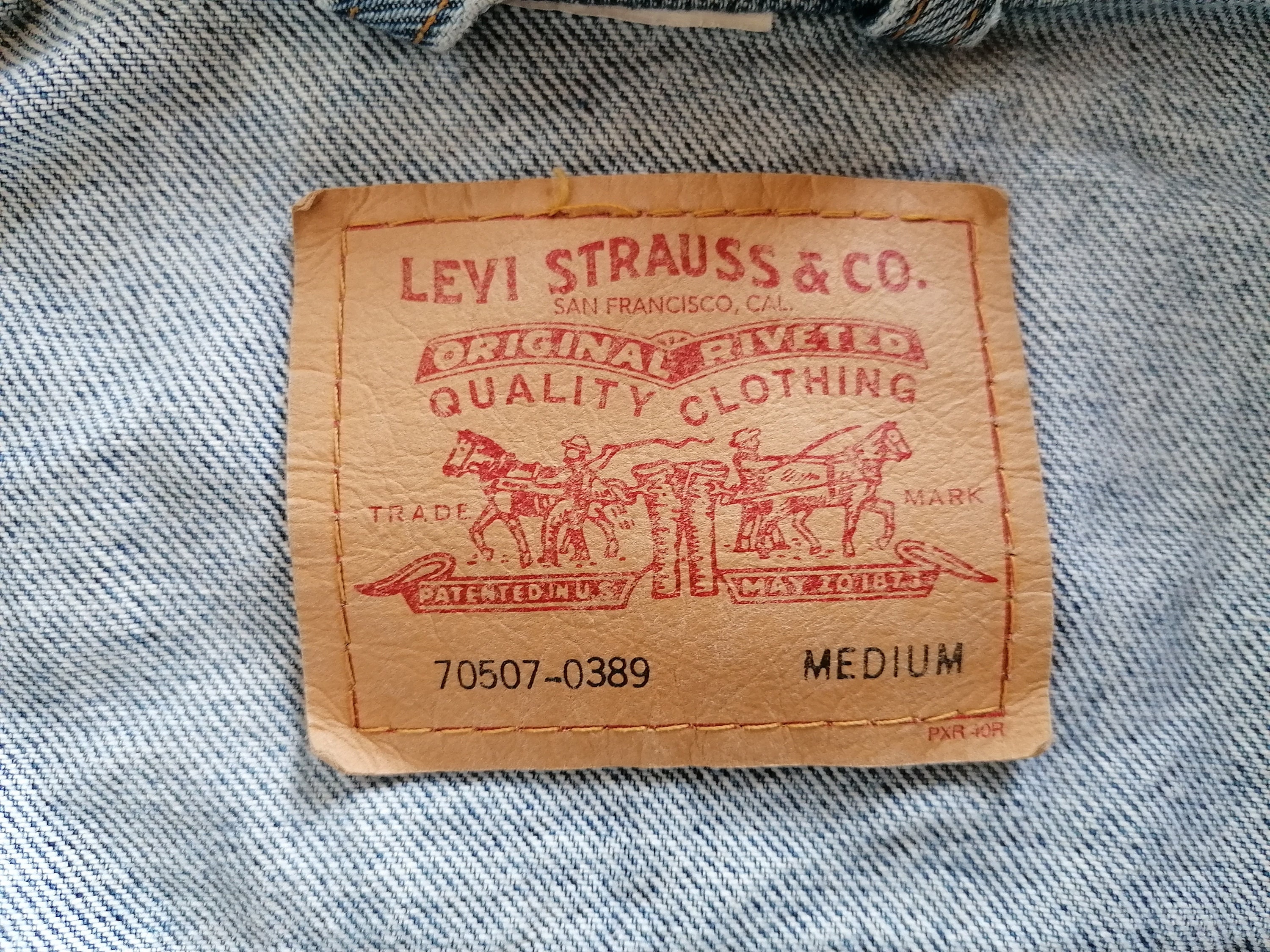 Vintage Classic Men's Levi Strauss Blue Denim Jacket | Etsy