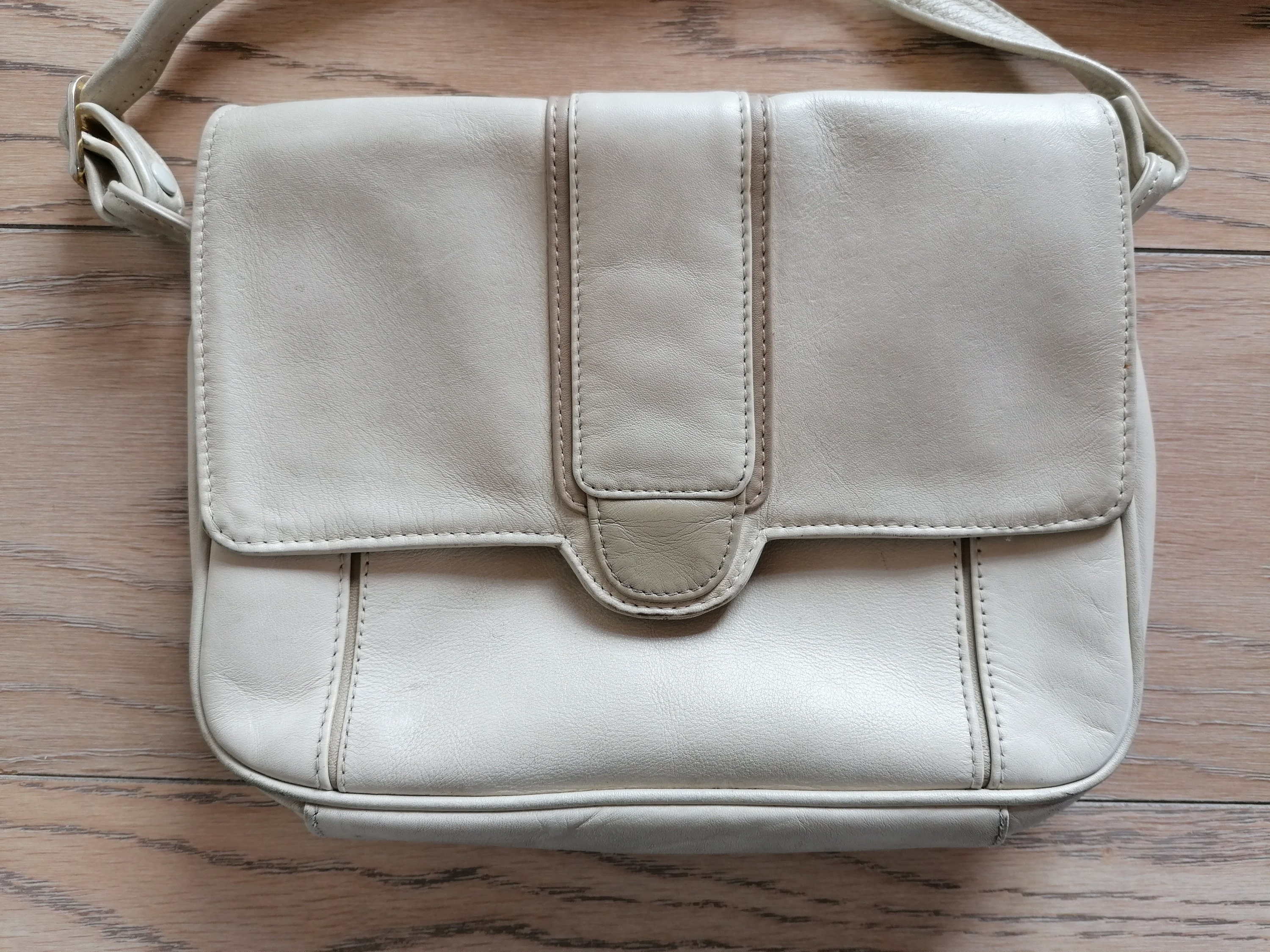 Retro off White Shoulder Bag MAESTRO Handbag Real Leather - Etsy UK