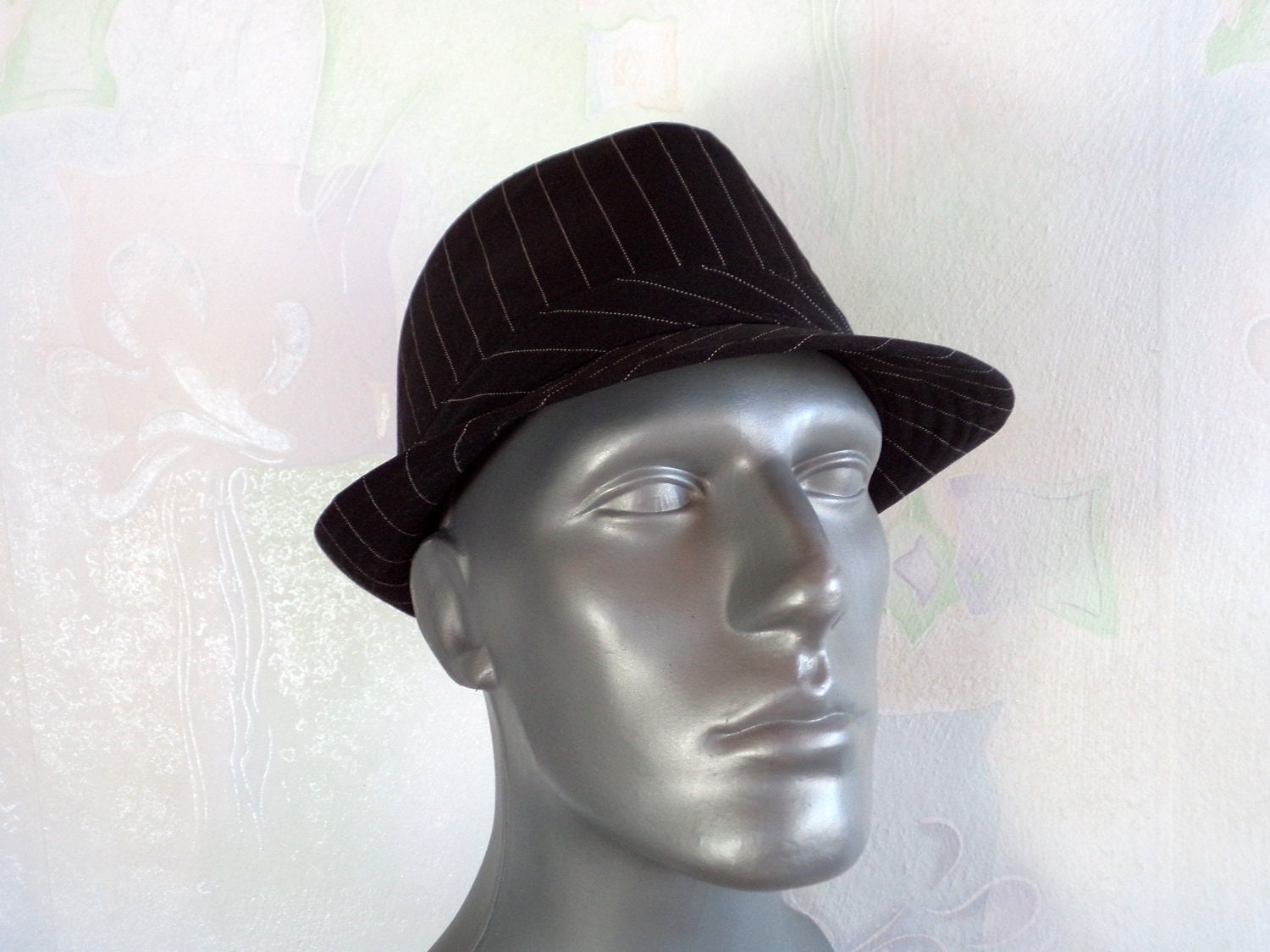 Jahrgang Fedora Hut Unisex Fedora Hut schwarze Fedora Hut | Etsy