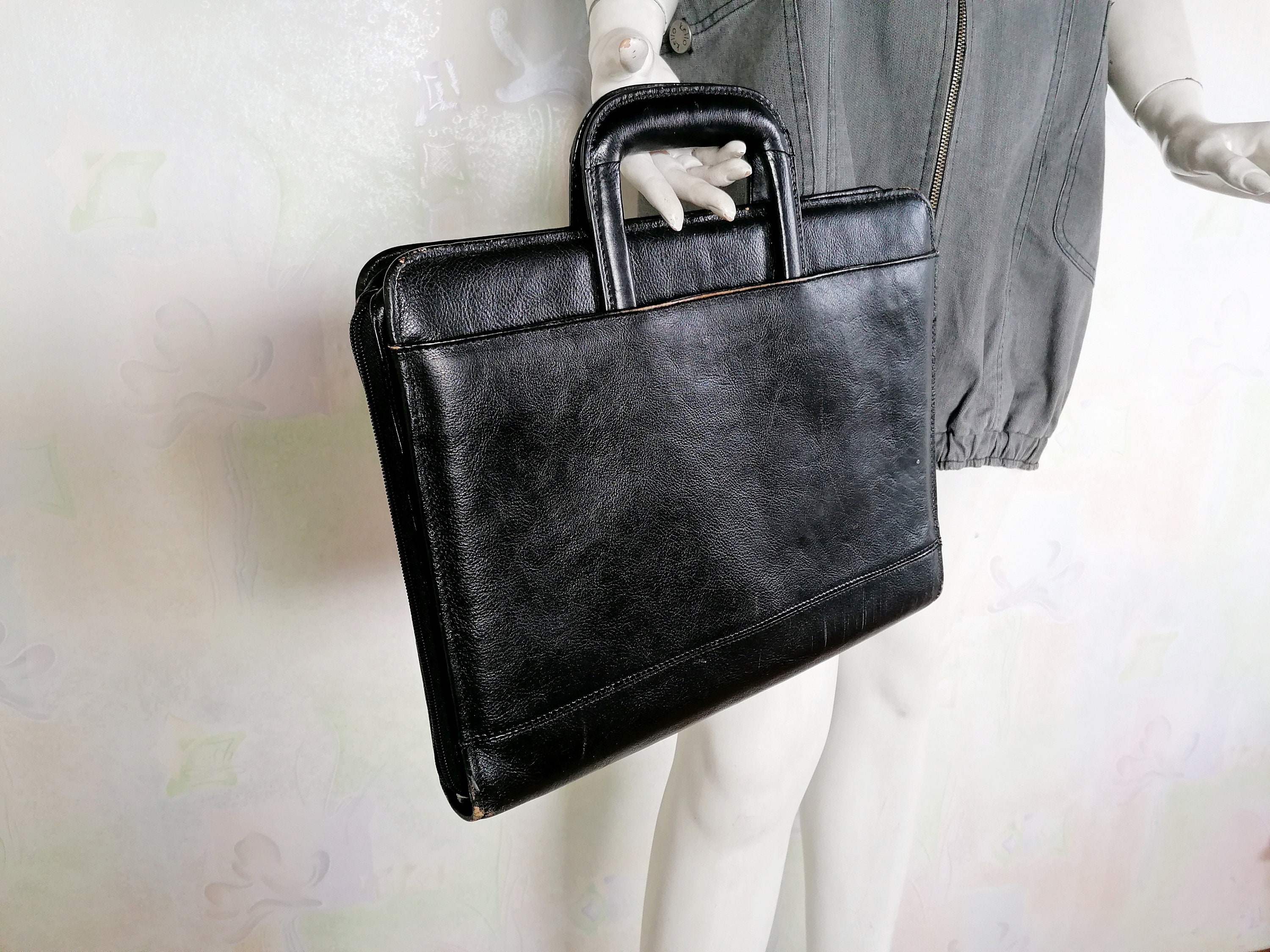 vintage document bag