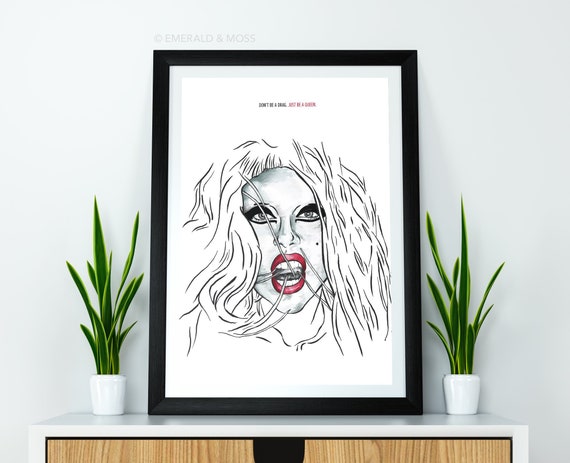 Lady Gaga Born This Way Print Pop Music Lyrics Poster Etsy