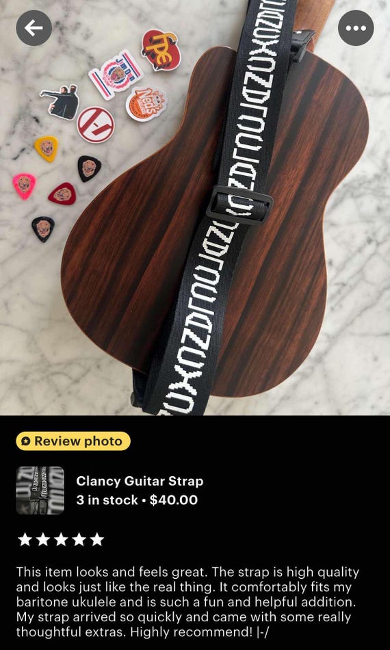 Clancy Guitar Strap