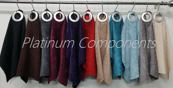 NEW NAPLES VELVET UPHOLSTERY FABRIC IN 10 VARIOUS COLOURS 10 METERS X 55/" WIDTH
