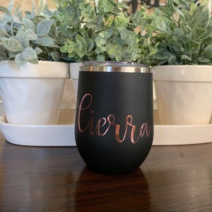 Personalized Wine Tumblers