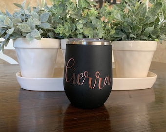 Vasos de vino personalizados