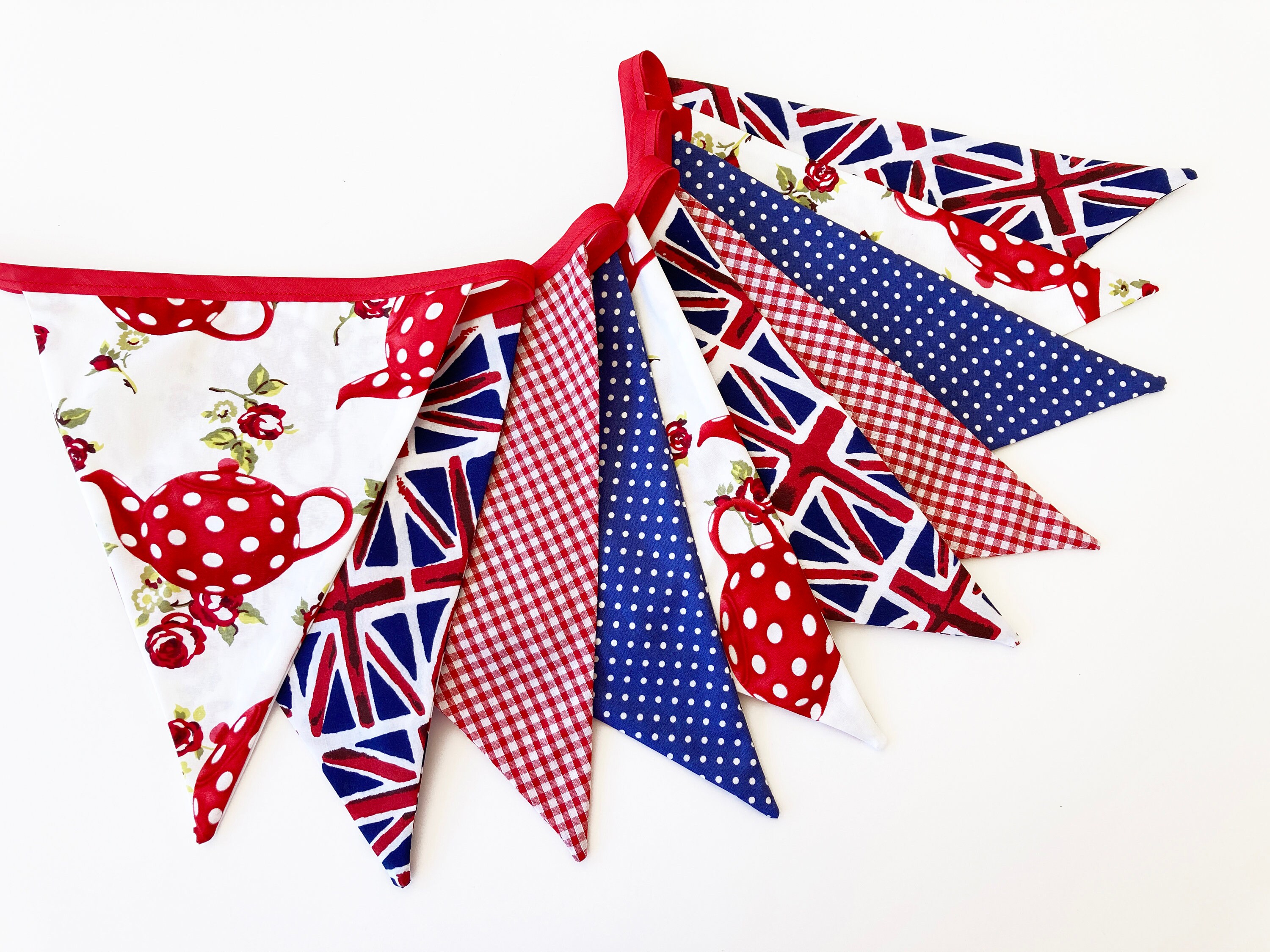 King Charles Coronation Bunting British Teapot Bunting With Etsy