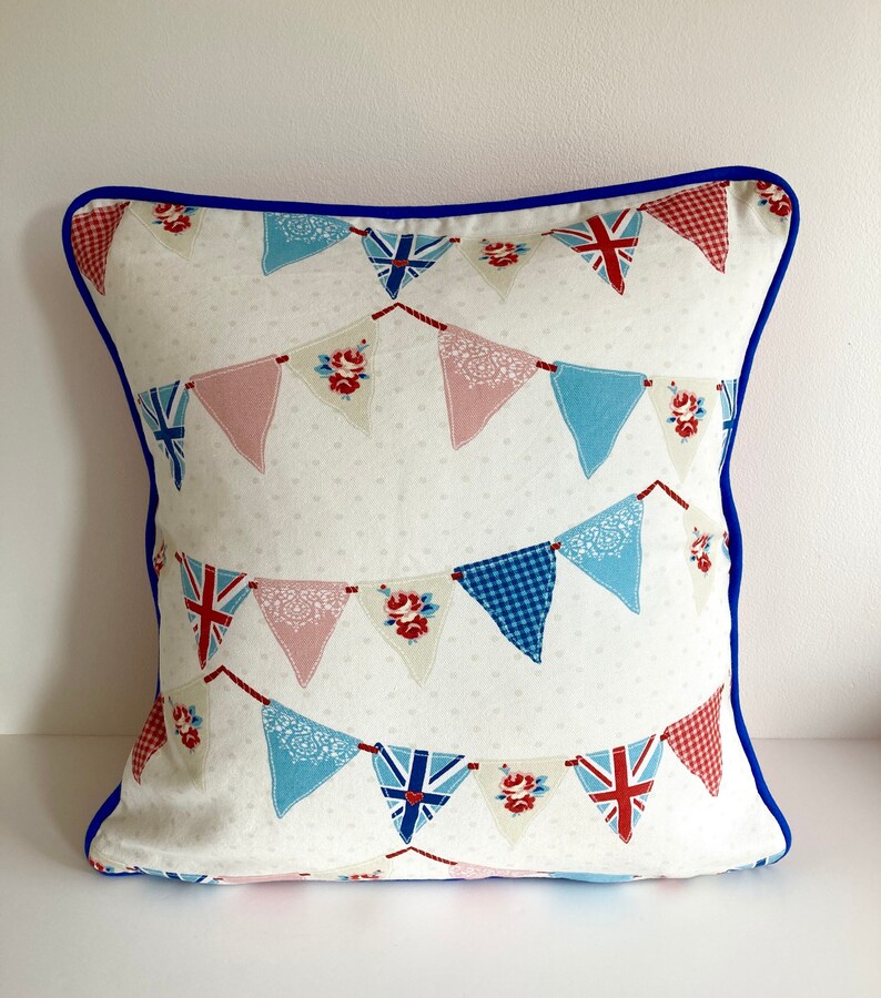 Union Jack Bunting cushion covers British cushion covers by Etsy