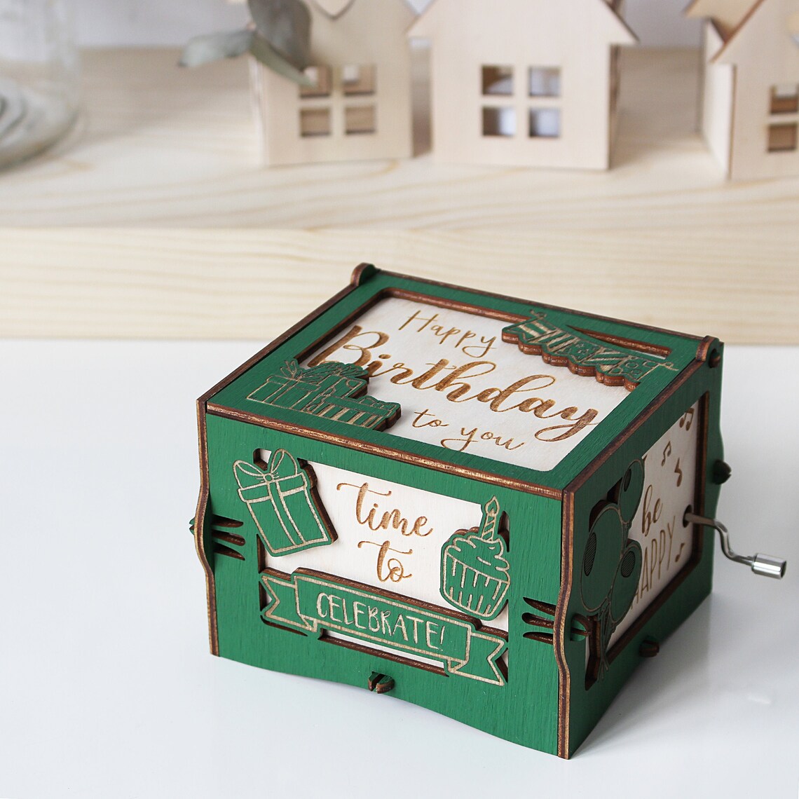 Happy Birthday Music Box Personalised Wooden Keepsake Box Etsy