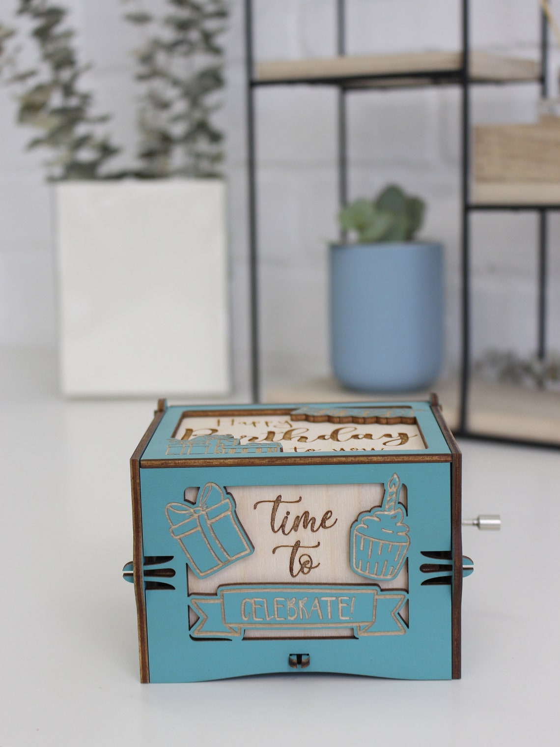 Custom Music Box Birthday Wishes Gift for Him and Her Gift Etsy