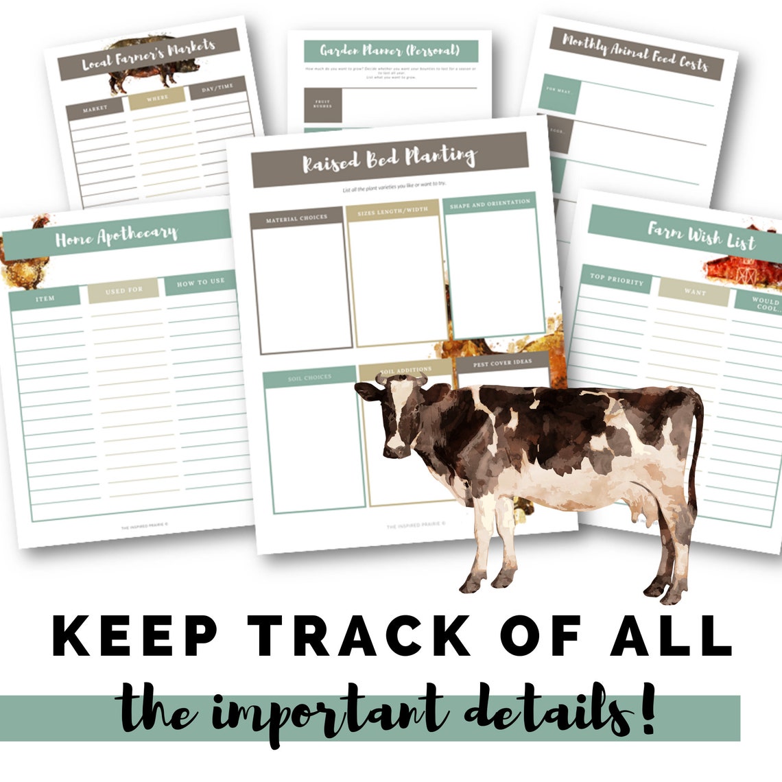 The Ultimate Homestead Planner Printable 100 Printable Pages - Etsy ...