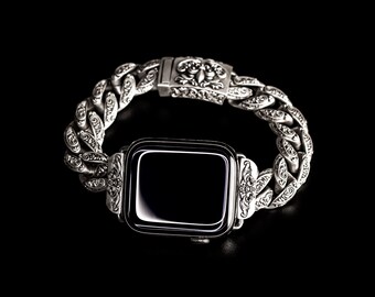 925 silver watch band Clearance